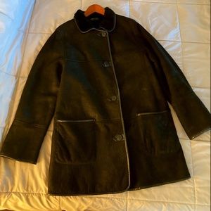 Black Shearling Coat